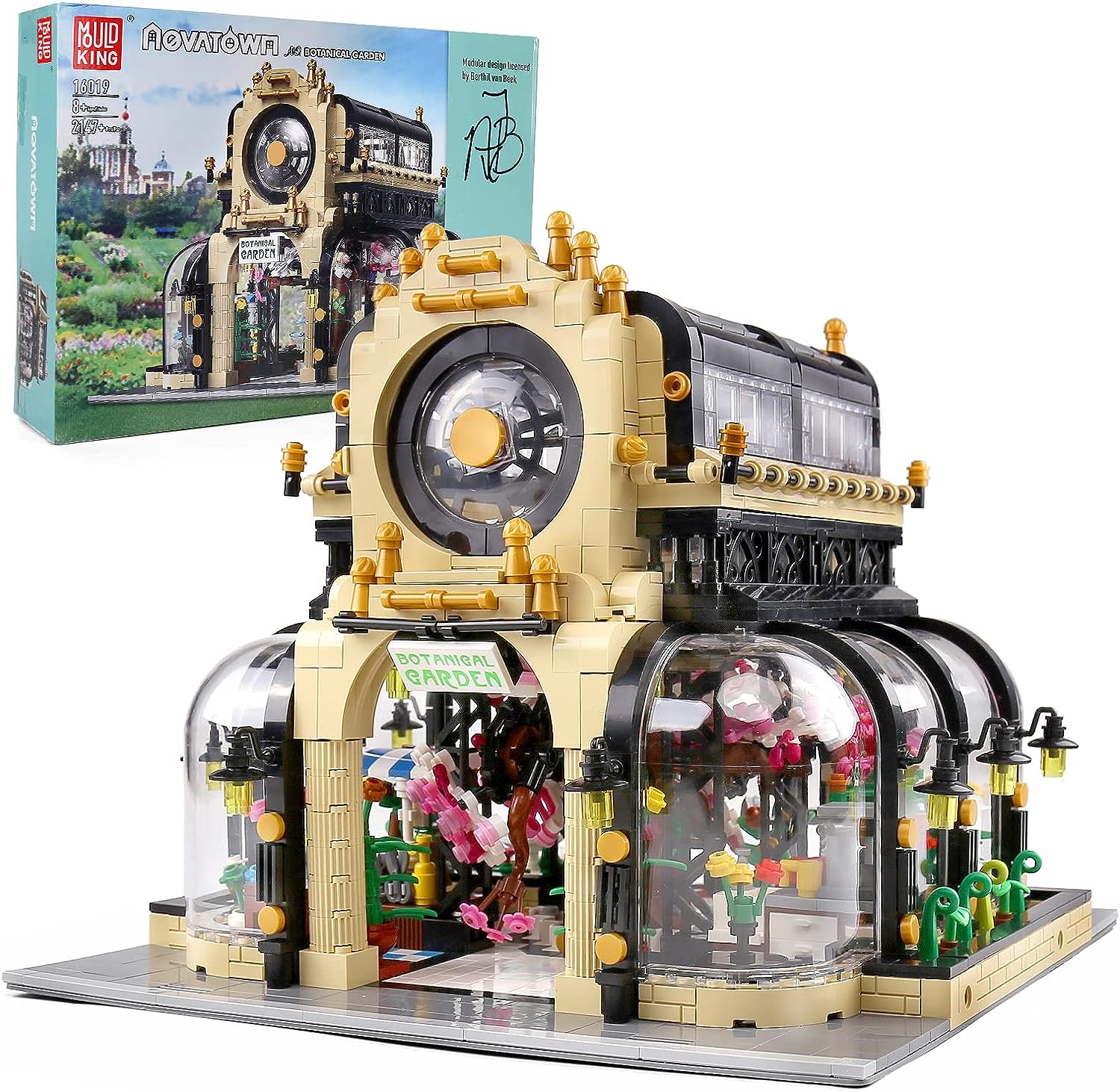 Tauchen Sie ein in die Welt der Kreativität mit den Mould King LED-Leuchten Botanischer Bausatz!